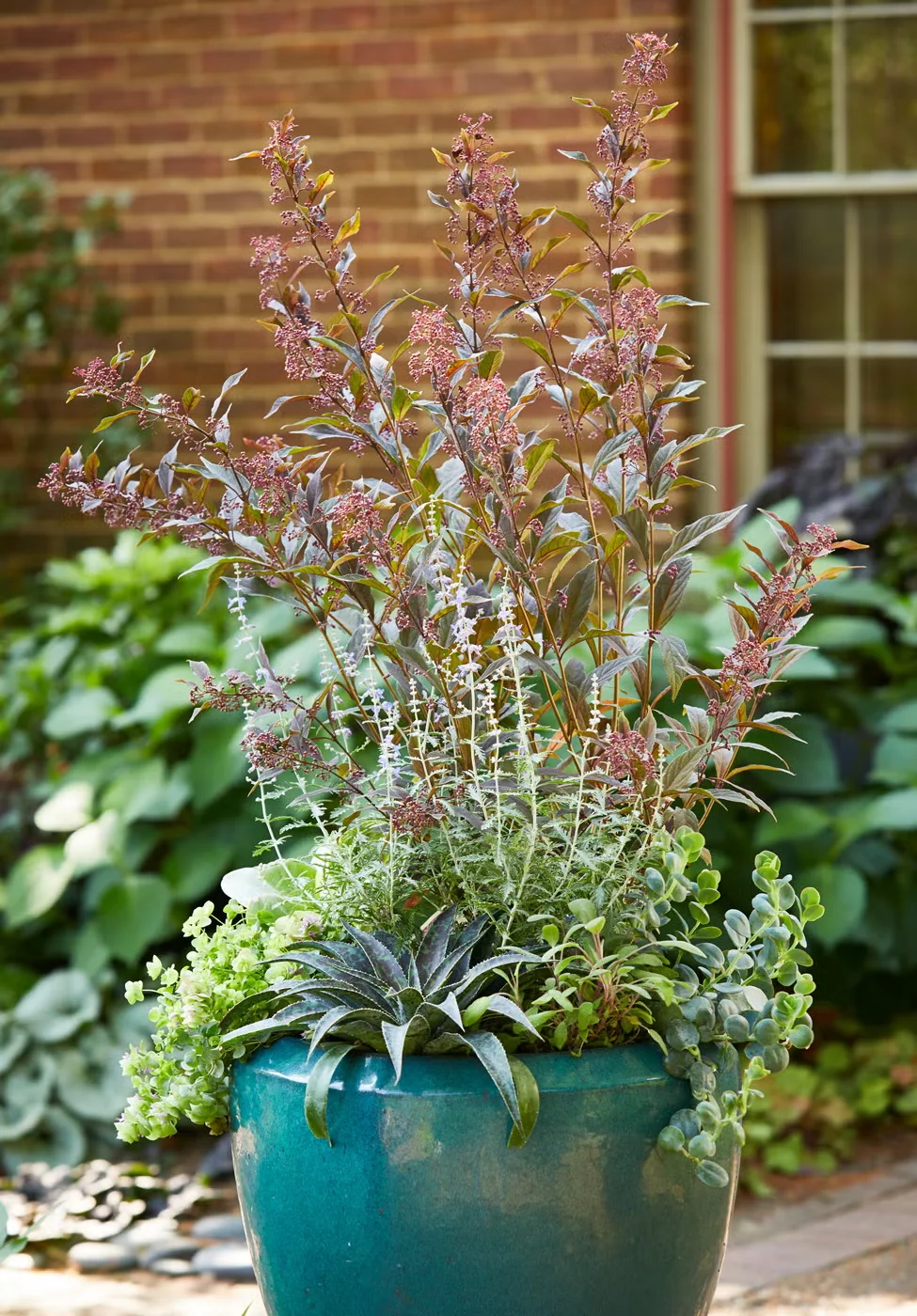 Container garden design by Karen Chapman